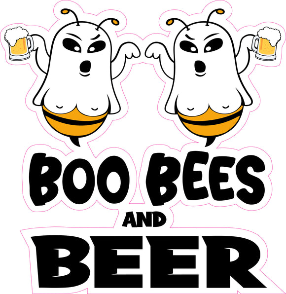 Boo Bees and Beer Decal 5