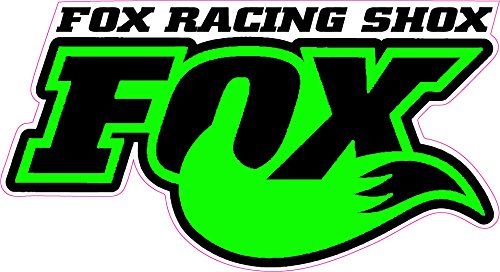 Fox Racing Shox Green Tall Decal- | Nostalgia Decals Online window stickers for cars and trucks, die cut vinyl decals, vinyl graphics for car windows, vinyl wall decor stickers