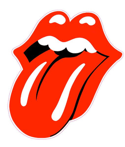 Rolling Stones Lips Decal - 5" x 3.5" | Nostalgia Decals Online retro car decals, old school vinyl stickers for cars, racing graphics for cars, car decals for girls
