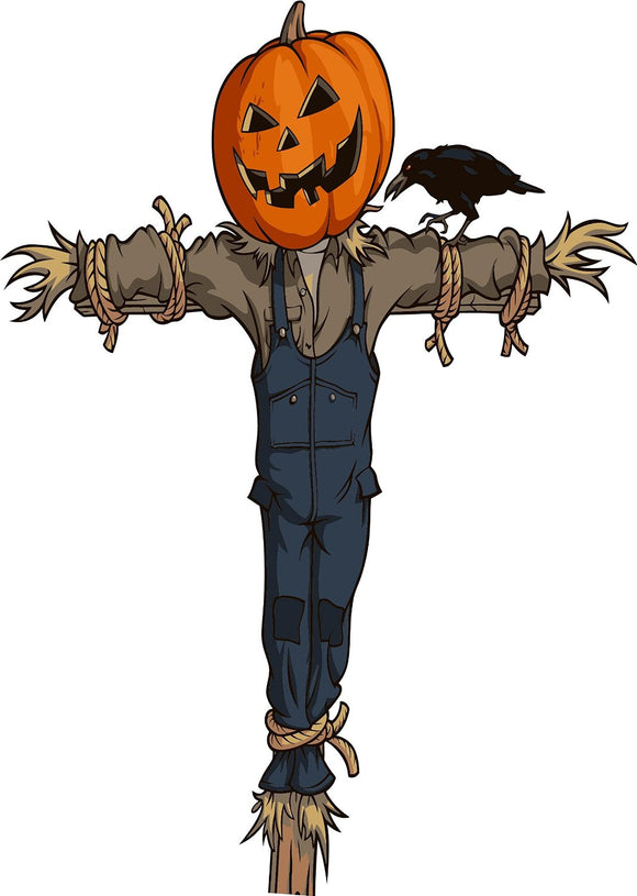 Halloween Scarecrow Version 3 Wall Decor Decal - 24