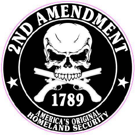 2nd Amendment America's Original Homeland Security vinyl sticker