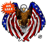 American Eagle Flag Wings Wall Decor