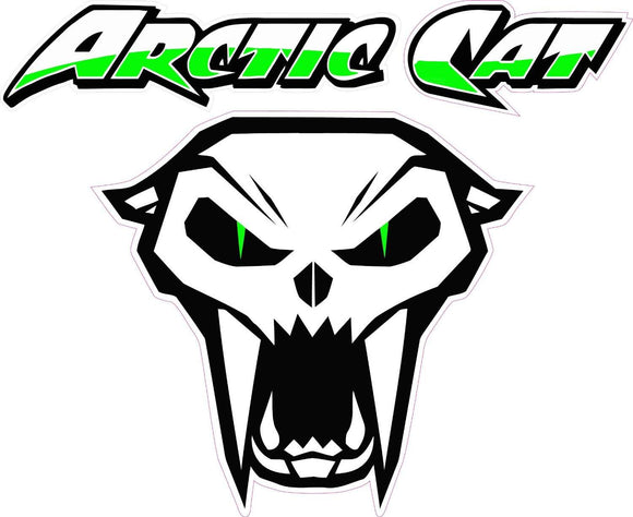 Arctic Cat Version 3 Decal  | Nostalgia Decals Online vinyl graphics for snowmobiles, vinyl snowmobile stickers, die cut vinyl jetski graphics