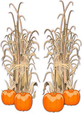 Halloween Corn Stalks Pair Wall Decor Decal - 24" x 8" each stalk | Nostalgia Decals Online vinyl sticker wall decor, wall decoration vinyl decals, vinyl holiday wall stickers, vinyl window stickers for the holidays