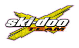 Team Ski-Doo Decal - 6" x 3.25" | Nostalgia Decals Online vinyl graphics for snowmobiles, vinyl snowmobile stickers, die cut vinyl jetski graphics
