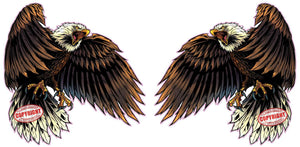 Screaming Bald Eagle pairs Decal