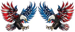 𝗣𝗮𝘁𝗿𝗶𝗼𝘁𝗶𝗰 bald eagle 𝗔𝗺𝗲𝗿𝗶𝗰𝗮𝗻 𝗙𝗹𝗮𝗴 𝗘𝗮𝗴𝗹𝗲 𝗗𝗲𝗰𝗮𝗹