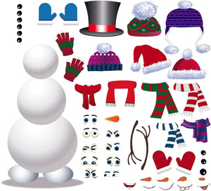 Build a Snowman Wall Decor Decal