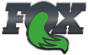 Fox Racing Shox carbon fiber Green Decal