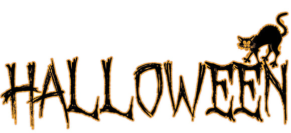 Halloween Black cat Wall or Window Decor Decal - 12