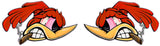 Hotrod Birds Stoogie Decal 