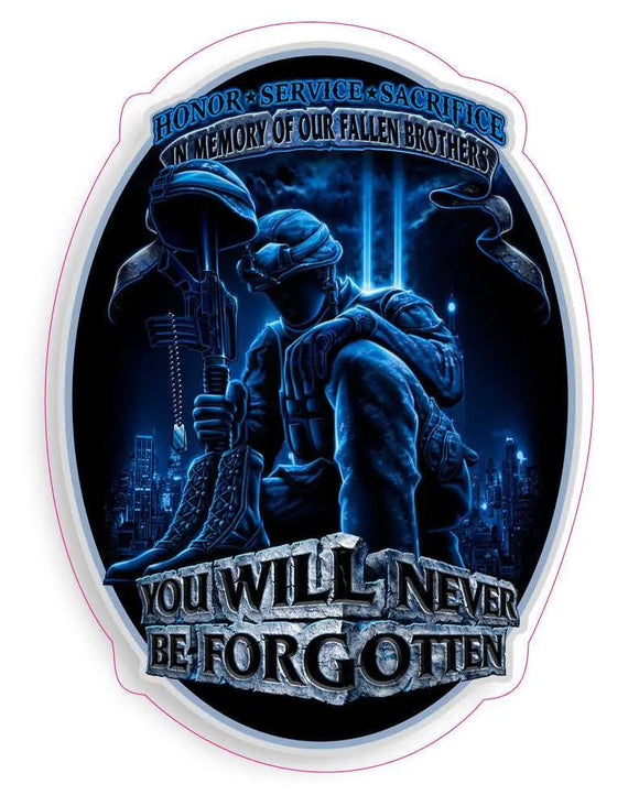 POW Never Forgotten Decal