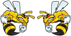 Angry Bees Decal Pair
