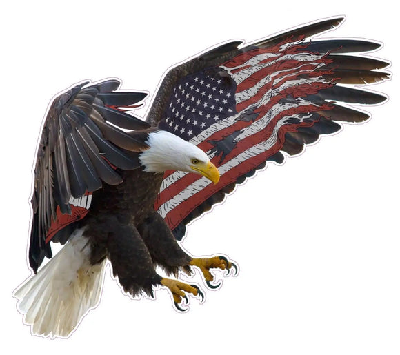 American Eagle American Flag Wall Decor - Nostalgia Decals Online