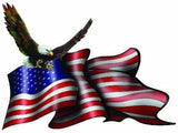 American Flag Eagle Wall Decor - Nostalgia Decals Online