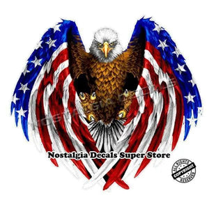 American Eagle Wings Magnet Decal 6" - Nostalgia Decals Online
