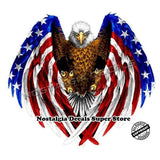 American Eagle Wings Magnet Decal 6" - Nostalgia Decals Online