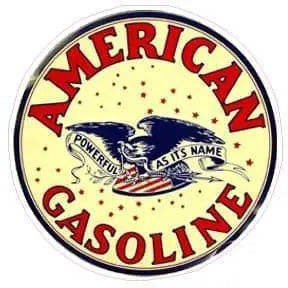 American Gasoline Decal - Nostalgia Decals Online