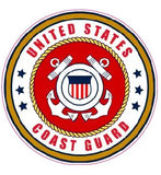 Coast Guard Decal - | Nostalgia Decals Online military window stickers for cars and trucks, army vinyl decals for cars, marine corps vinyl stickers, die cut vinyl navy decals