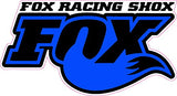 Fox Racing Shox Blue Tall Decal- | Nostalgia Decals Online window stickers for cars and trucks, die cut vinyl decals, vinyl graphics for car windows, vinyl wall decor stickers
