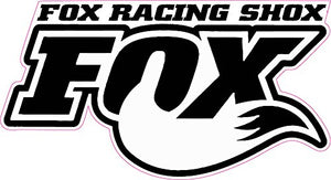 Fox Racing Shox White Tall Decal- | Nostalgia Decals Online window stickers for cars and trucks, die cut vinyl decals, vinyl graphics for car windows, vinyl wall decor stickers