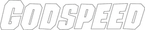 GodSpeed White Decal- | Nostalgia Decals Online window stickers for cars and trucks, die cut vinyl decals, vinyl graphics for car windows, vinyl wall decor stickers