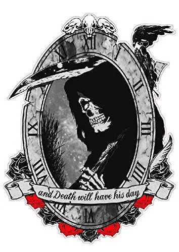 Death Reaper Sticker Grim Reaper Decal