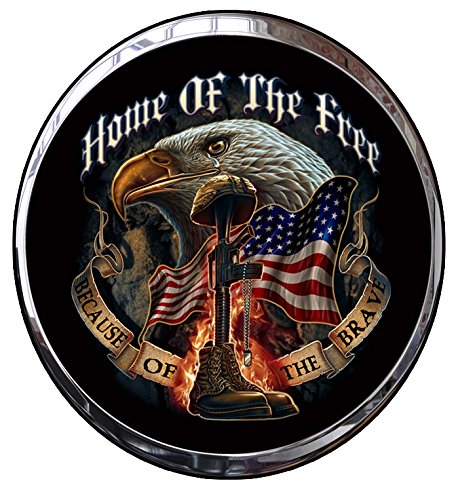 Home of the Free Because of the Brave Plaque Decal - 5