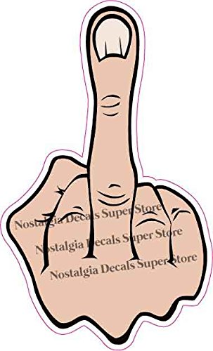 Middle Finger Decal - 5