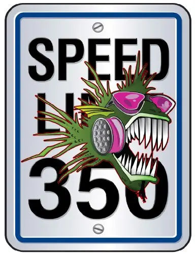 Nitro Fish 350 Speed Limit Decal | Nostalgia Decals Die Cut Vinyl ...