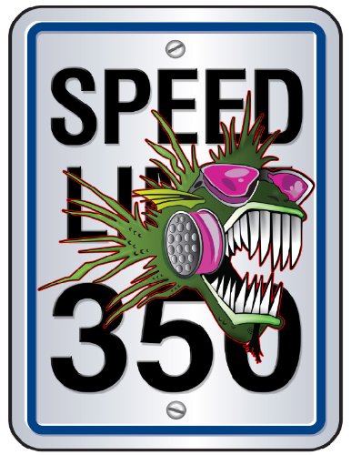 Nitro Fish 350 Speed Limit Decal- | Nostalgia Decals Online window stickers for cars and trucks, die cut vinyl decals, vinyl graphics for car windows, vinyl wall decor stickers