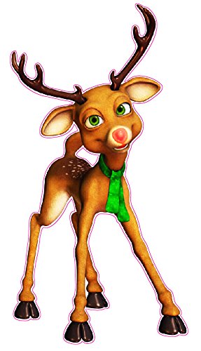 Rudolph the Red Nose Reindeer Window and Wall Decor Decal - 12