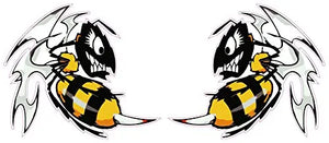 SKI-2) 24 SKI-DOO SKIDOO BEE DECAL FOR WINDOW / WALL ARTIC CAT MXZ POLARIS X SKI-2) 24 SKI-DOO SKIDOO BEE DECAL FOR WINDOW / WALL ARTIC CAT MXZ POLARIS X