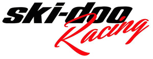 Ski-Doo Racing Decal - 9" x 3.7" | Nostalgia Decals Online vinyl graphics for snowmobiles, vinyl snowmobile stickers, die cut vinyl jetski graphics
