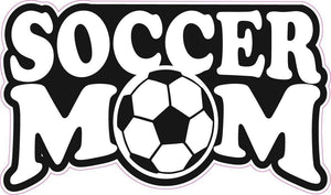 Soccer Mom Decal - | Nostalgia Decals Online retro car decals, old school vinyl stickers for cars, racing graphics for cars, car decals for girls