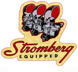 Stromberg Carburetors Decal - | Nostalgia Decals Online retro car decals, old school vinyl stickers for cars, racing graphics for cars, car decals for girls