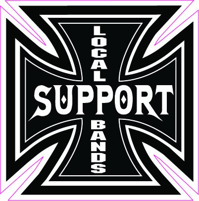 Support Your Local Bands Decal - 5