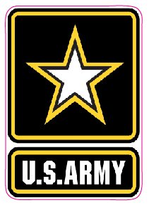 U.S. Army Decal - 4" x 2.5" | Nostalgia Decals Online military window stickers for cars and trucks, army vinyl decals for cars, marine corps vinyl stickers, die cut vinyl navy decals