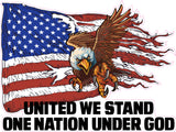 United We Stand One Nation Under God Decal