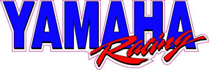 Yamaha Racing Decal - 7" x 2" | Nostalgia Decals Online vinyl graphics for snowmobiles, vinyl snowmobile stickers, die cut vinyl jetski graphics