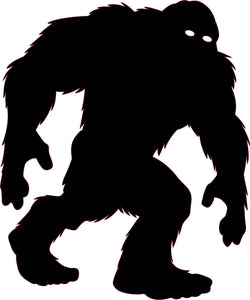 Yeti Bigfoot 48" Satin Black Decal - Nostalgia Decals Online